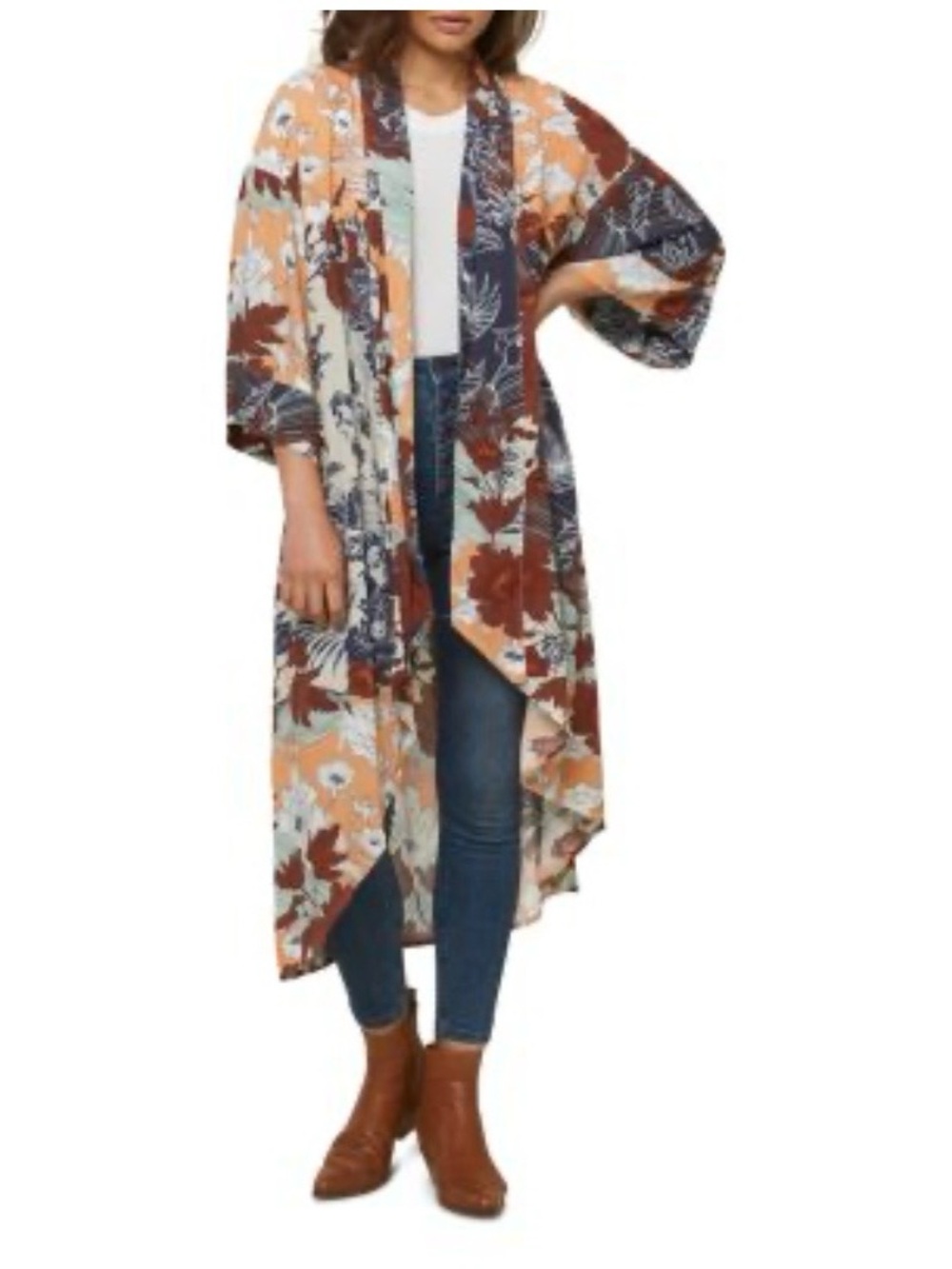 🆕 Women’s O'Neill Althea Floral Kimono . Size XL. NWT